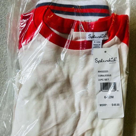 Splendid girls heart print jogger set - Picture 2 of 3